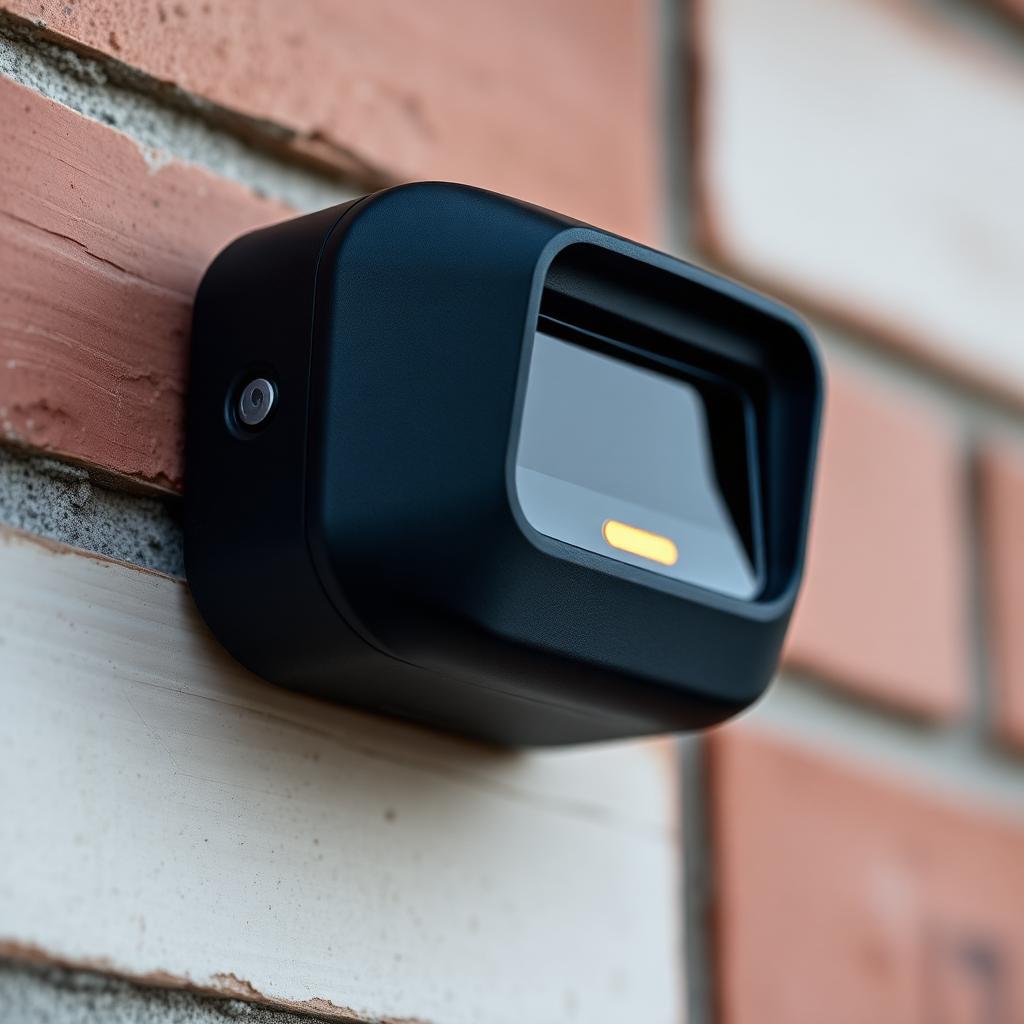 MetroShield monitoring sensor on an exterior wall
